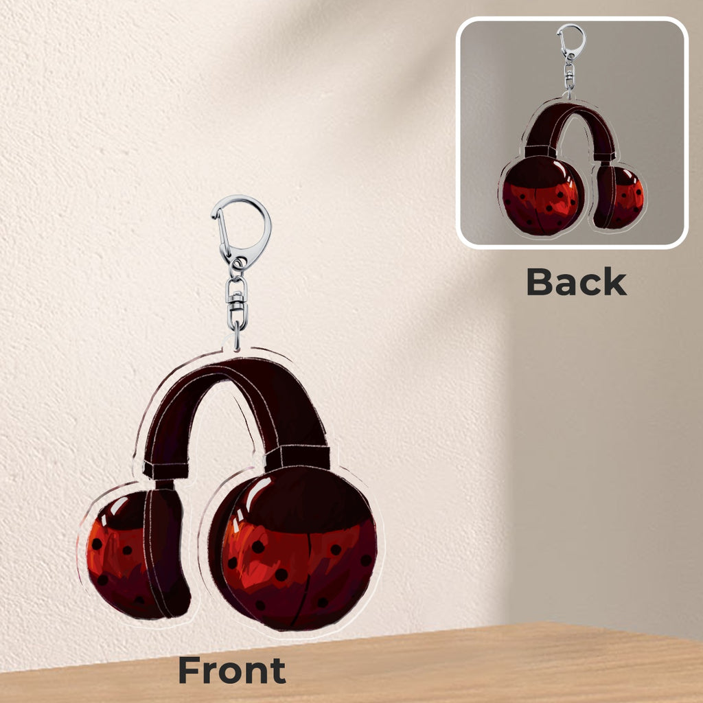 Elty’s Ladybug Headphone Keychain