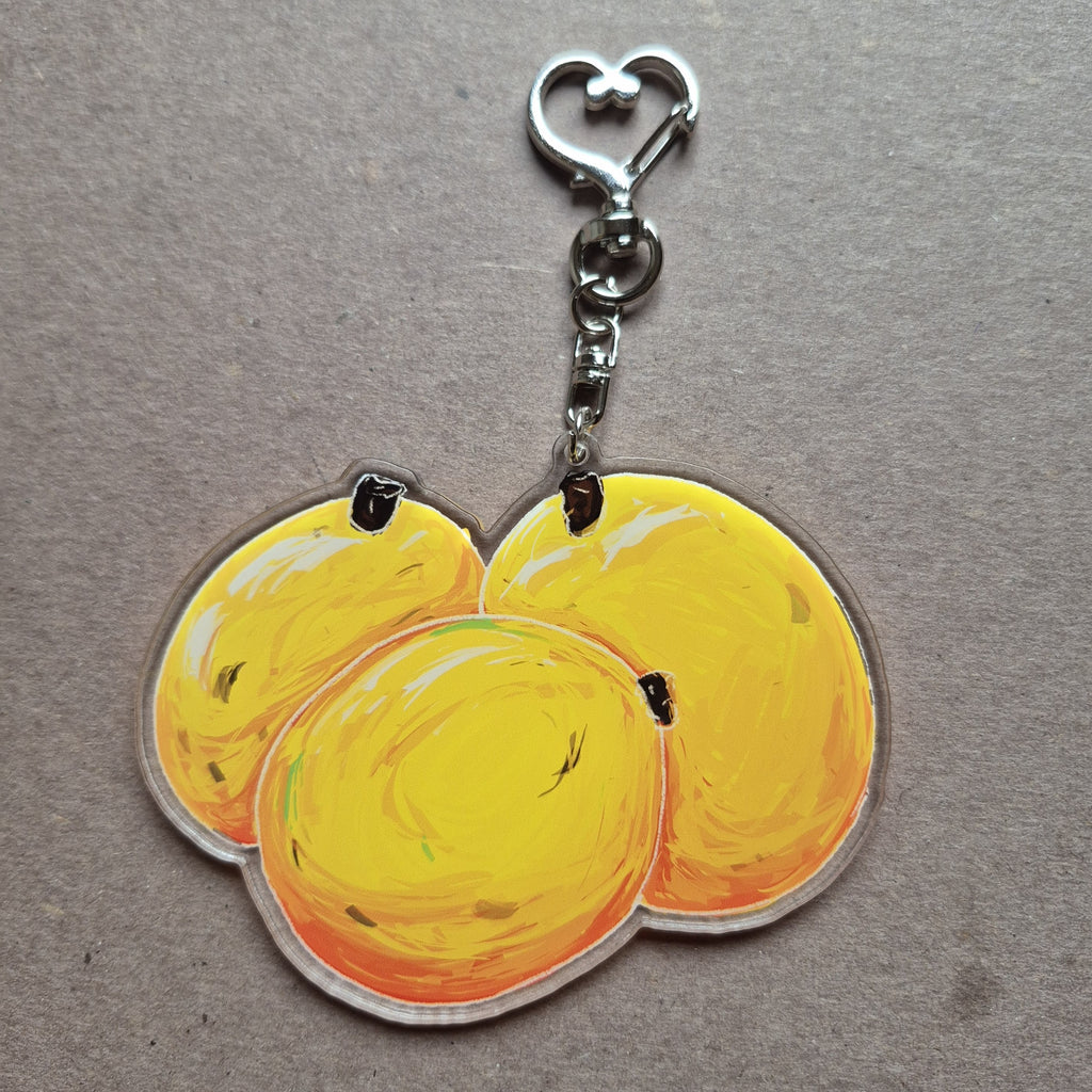 Marula Fruit Acrylic Keychain