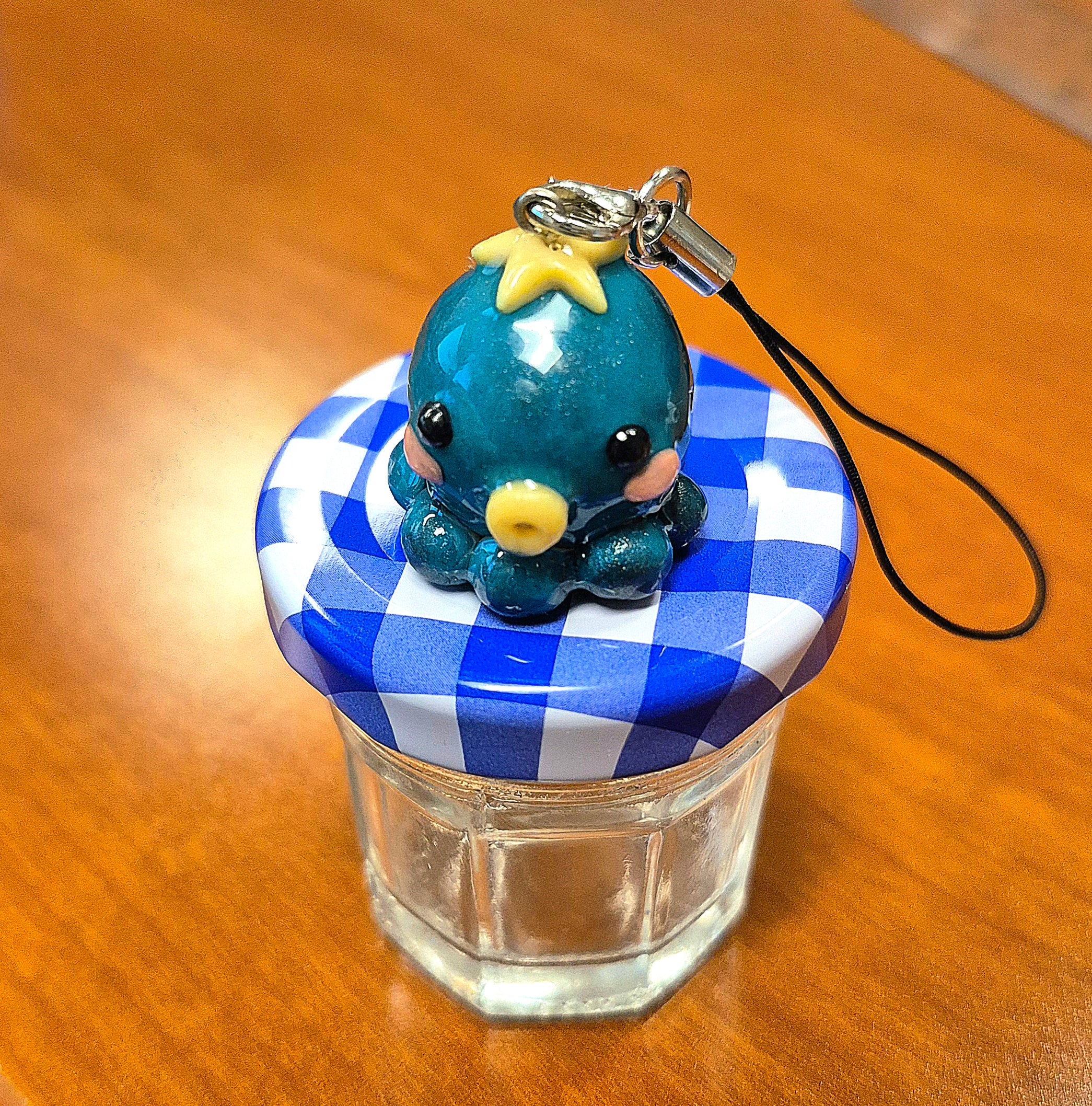 Octopus Charm Handcrafter Polymer Clay